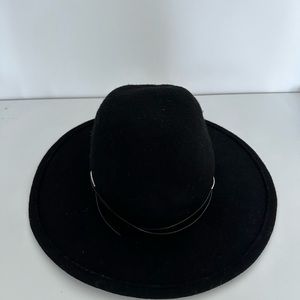 Hatattack black wool fedora hat